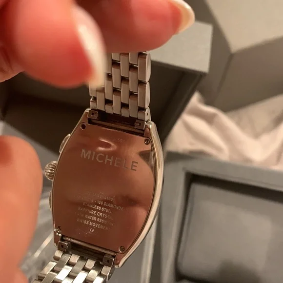 Selling Michele Releve chronological and diamond bezel. - Picture 2 of 6